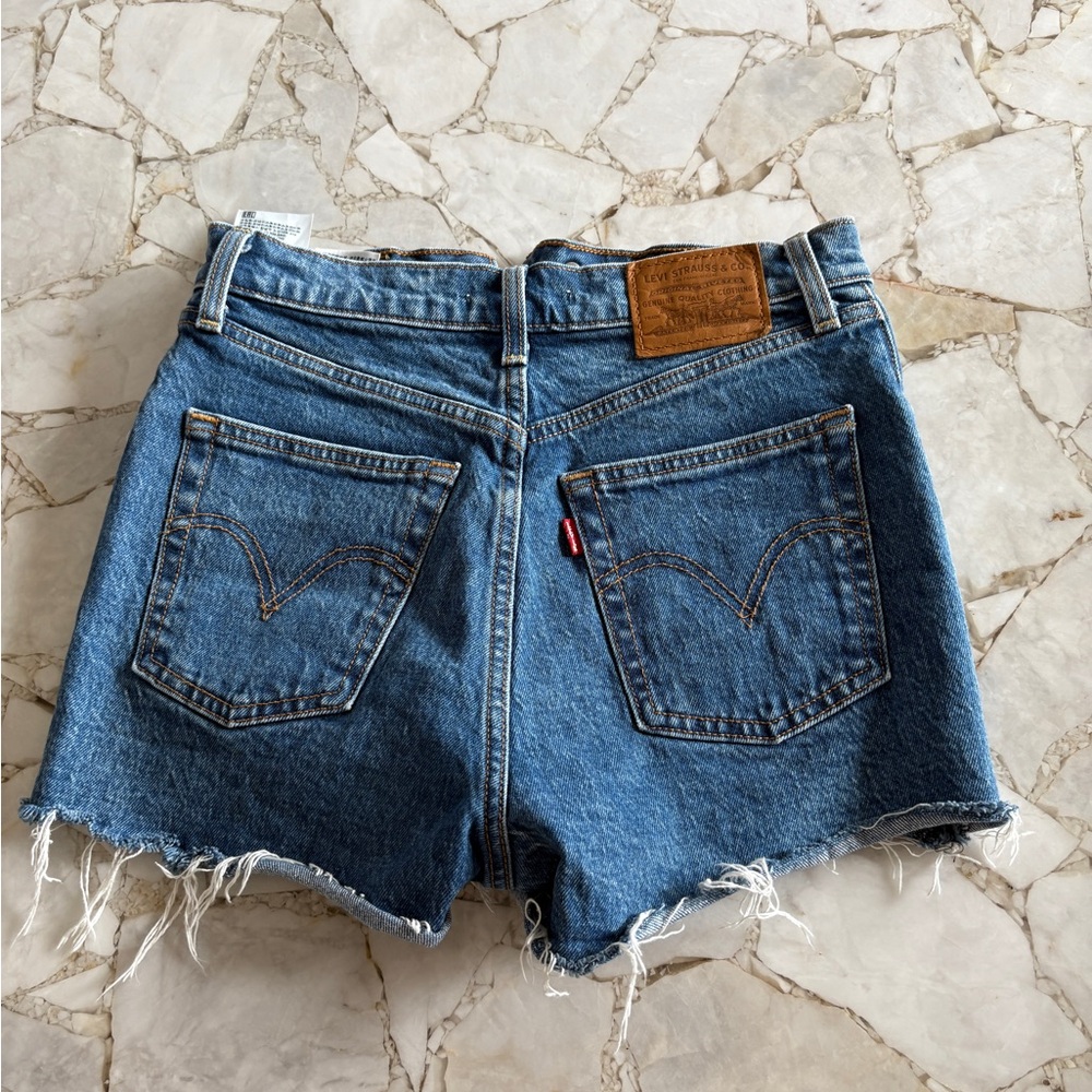 Levi's Blue Jean Shorts Distressed Cut-Offs